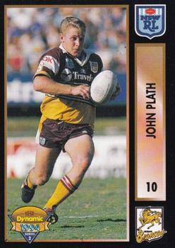 1994 Dynamic Rugby League Series 2 #10 John Plath Front